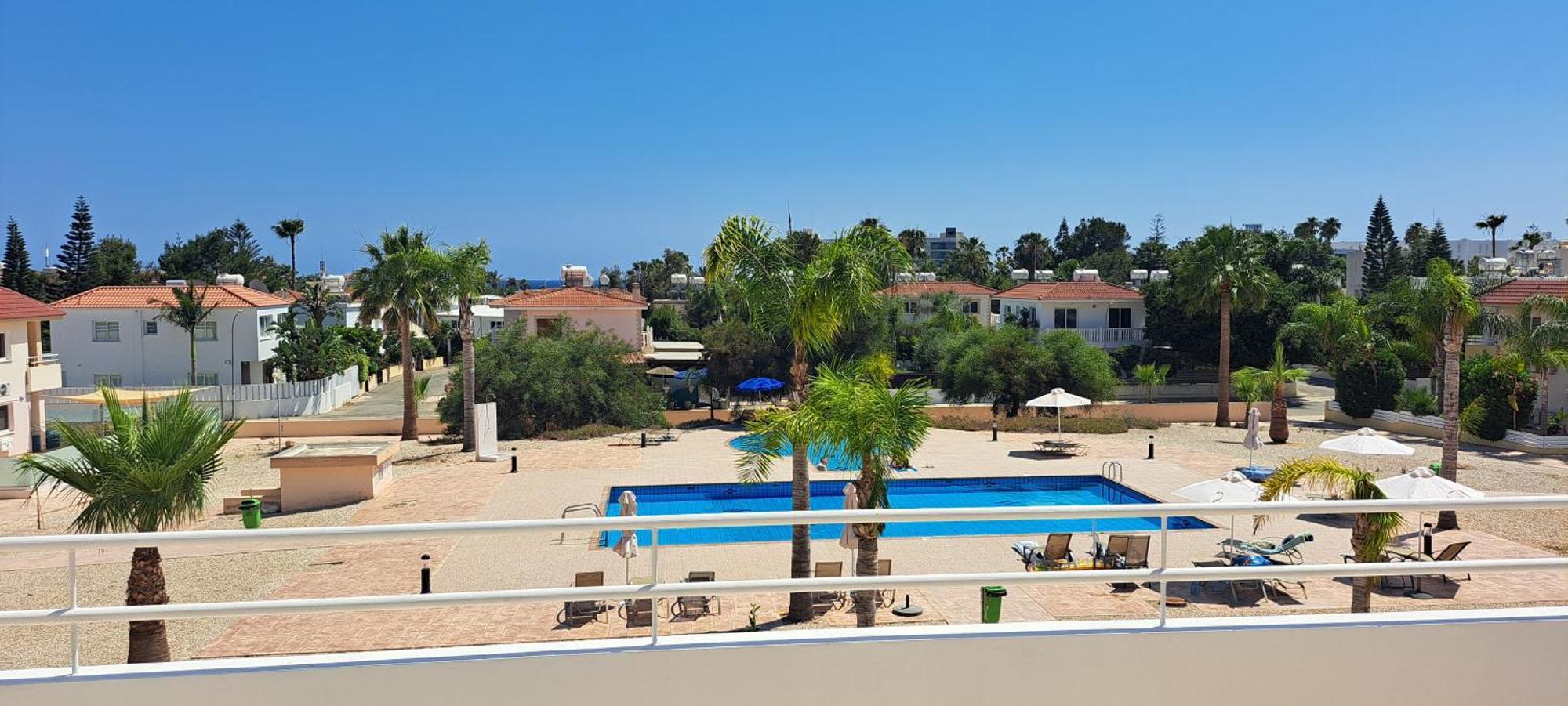 Nissi 3 Pool View 2 Bedroom With Large Veranda *