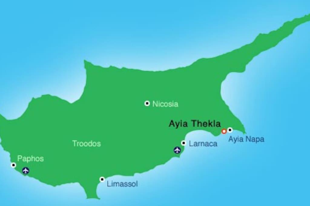 Palm 3 Bedrooms - Sleeps 6 Villa Ayia Napa