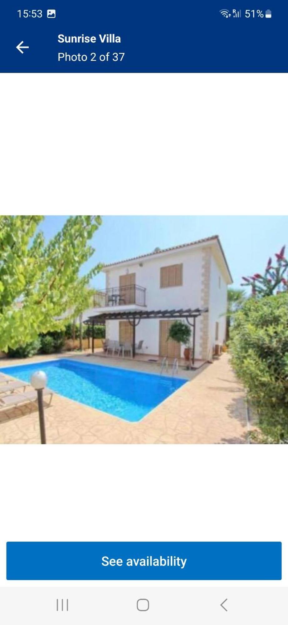 Sunshine Villa, Ayia Thekla Villa